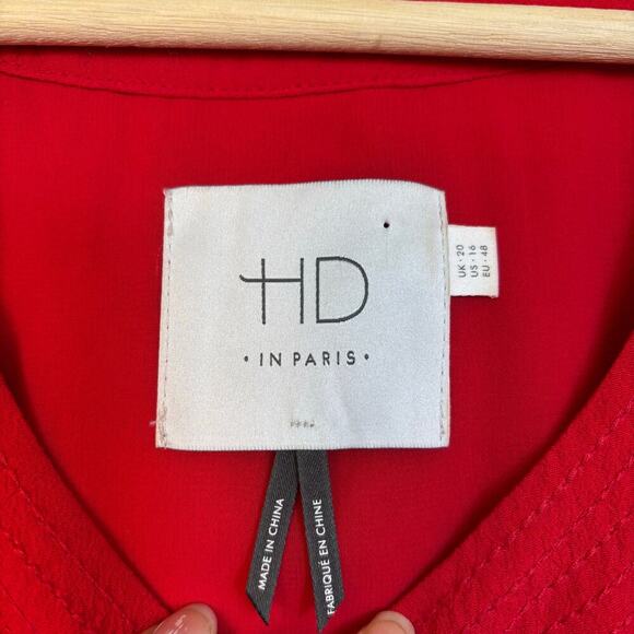HD in Paris Garland Stitched strap Mini Fit and Flare Dress Size 16 Romantic - Picture 6 of 11